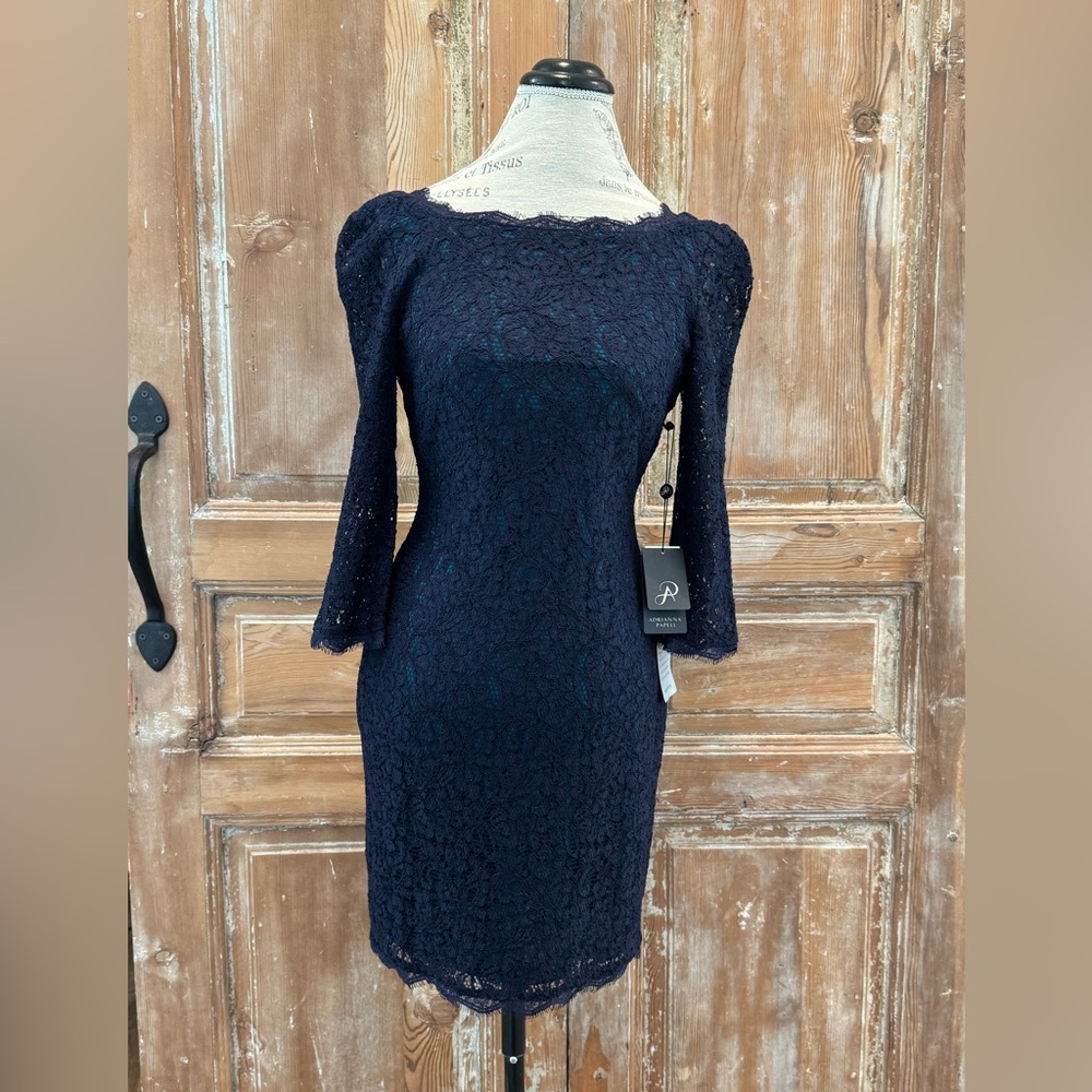 Navy cocktail dress